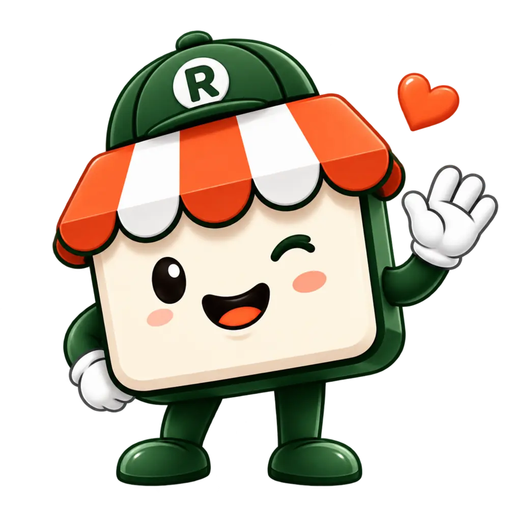 El Regalón, la mascota de Club Regalones, saludando con un corazón